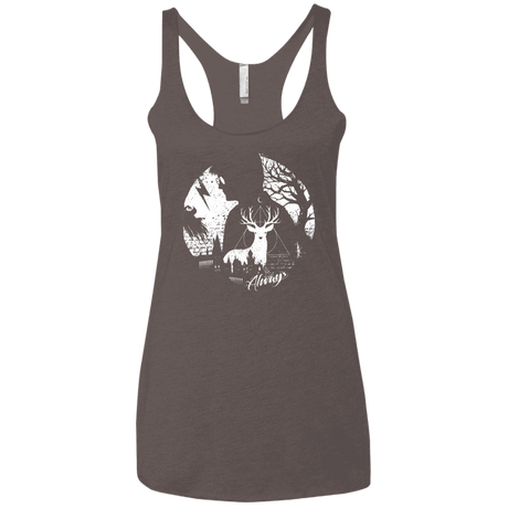 T-Shirts Macchiato / X-Small Always Women's Triblend Racerback Tank