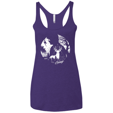 T-Shirts Purple Rush / X-Small Always Women's Triblend Racerback Tank