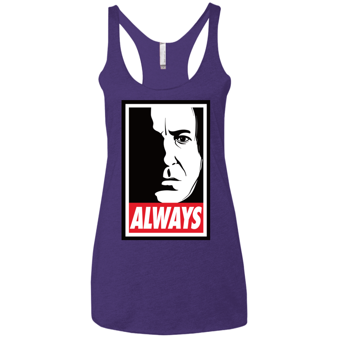T-Shirts Purple / X-Small ALWAYS Women's Triblend Racerback Tank