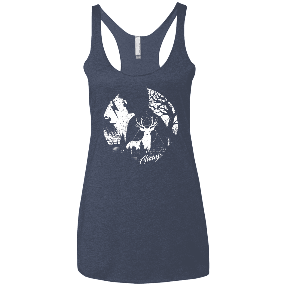 T-Shirts Vintage Navy / X-Small Always Women's Triblend Racerback Tank