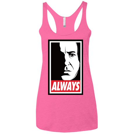 T-Shirts Vintage Pink / X-Small ALWAYS Women's Triblend Racerback Tank