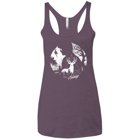 T-Shirts Vintage Purple / X-Small Always Women's Triblend Racerback Tank