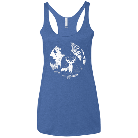 T-Shirts Vintage Royal / X-Small Always Women's Triblend Racerback Tank