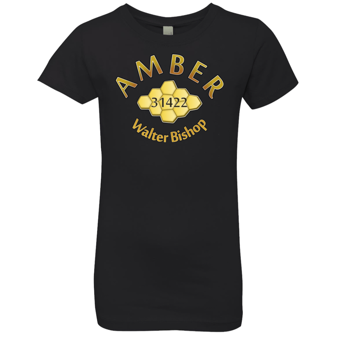 T-Shirts Black / YXS Amber Girls Premium T-Shirt