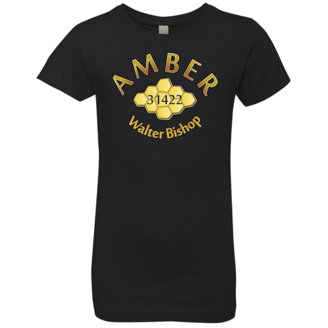 T-Shirts Black / YXS Amber Girls Premium T-Shirt