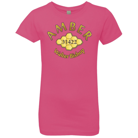 T-Shirts Hot Pink / YXS Amber Girls Premium T-Shirt