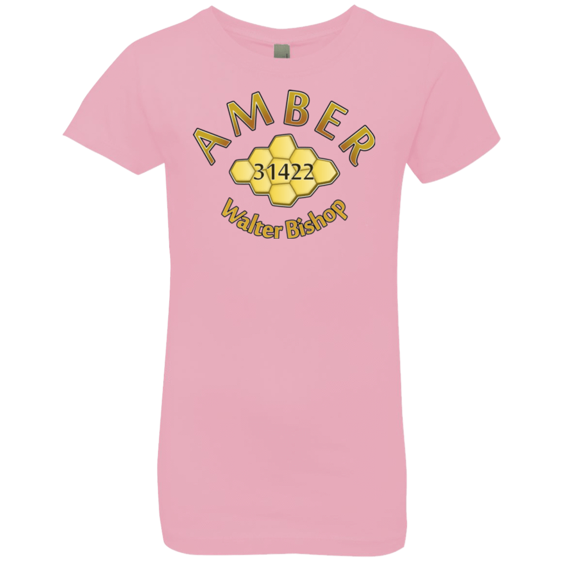 T-Shirts Light Pink / YXS Amber Girls Premium T-Shirt