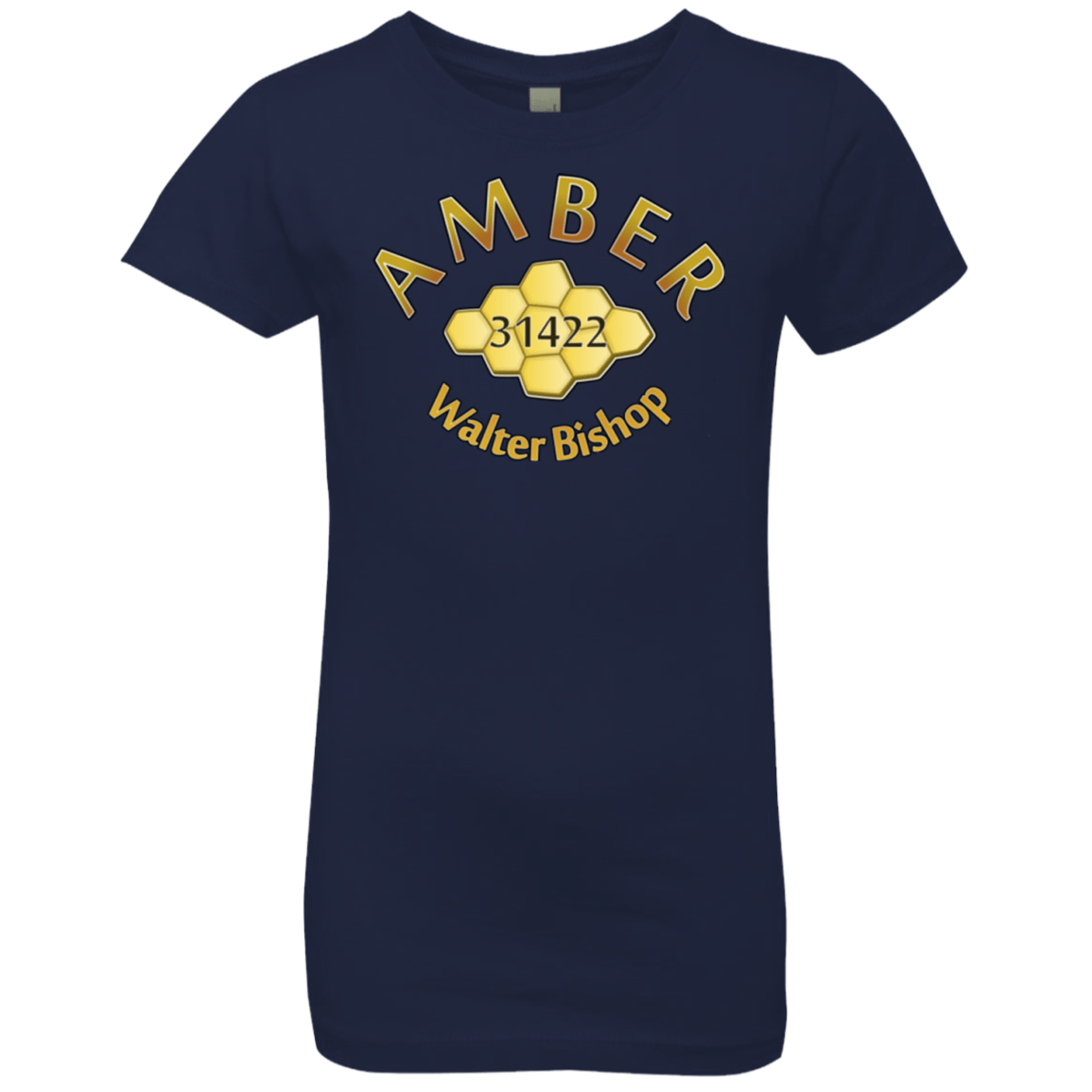 T-Shirts Midnight Navy / YXS Amber Girls Premium T-Shirt