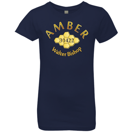 T-Shirts Midnight Navy / YXS Amber Girls Premium T-Shirt