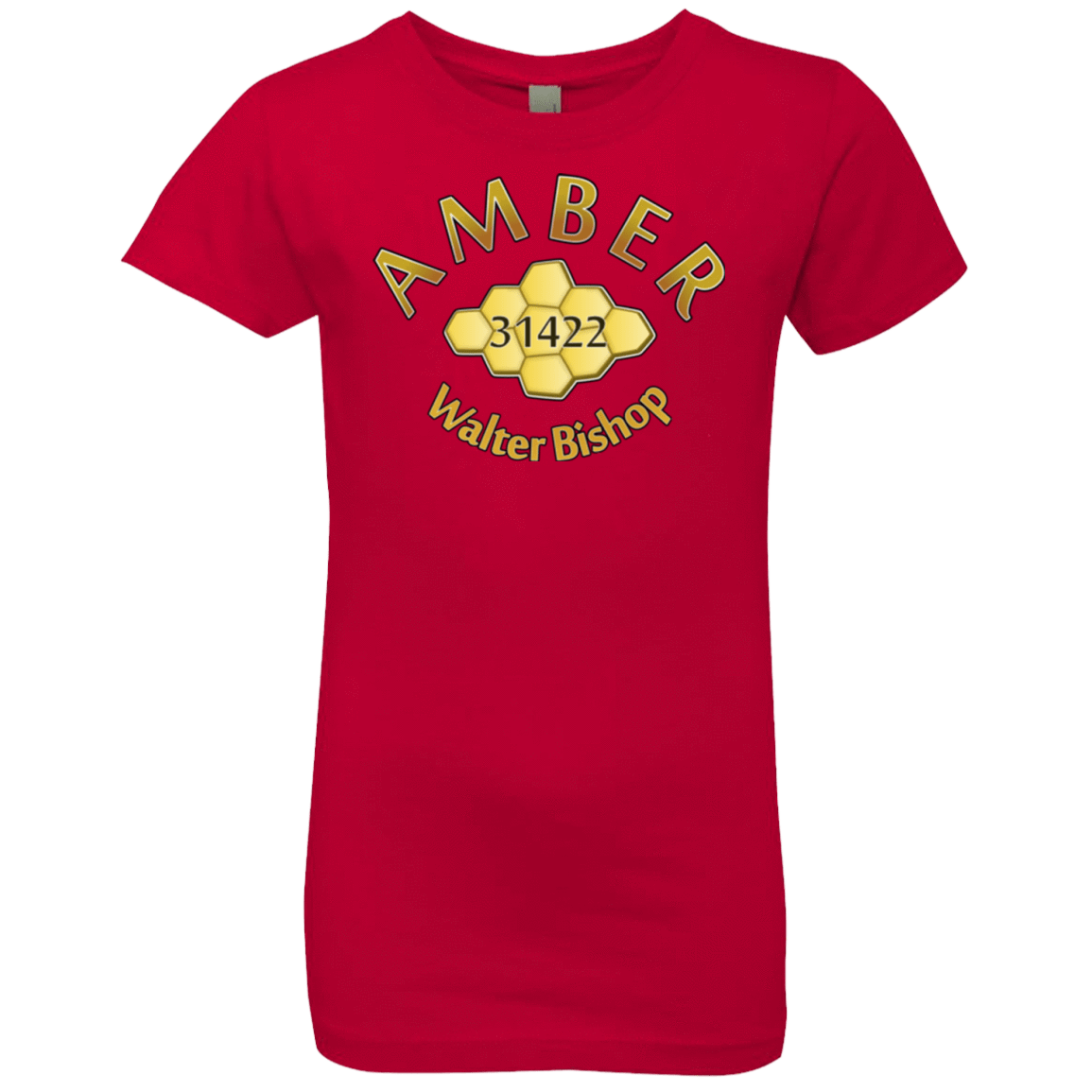 T-Shirts Red / YXS Amber Girls Premium T-Shirt