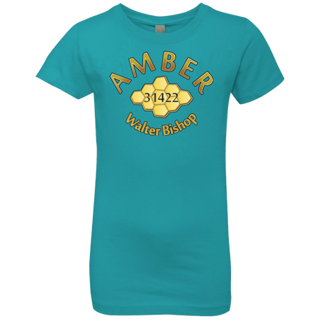 T-Shirts Tahiti Blue / YXS Amber Girls Premium T-Shirt