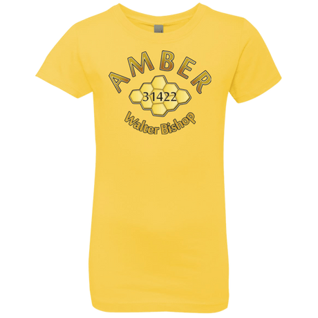 T-Shirts Vibrant Yellow / YXS Amber Girls Premium T-Shirt