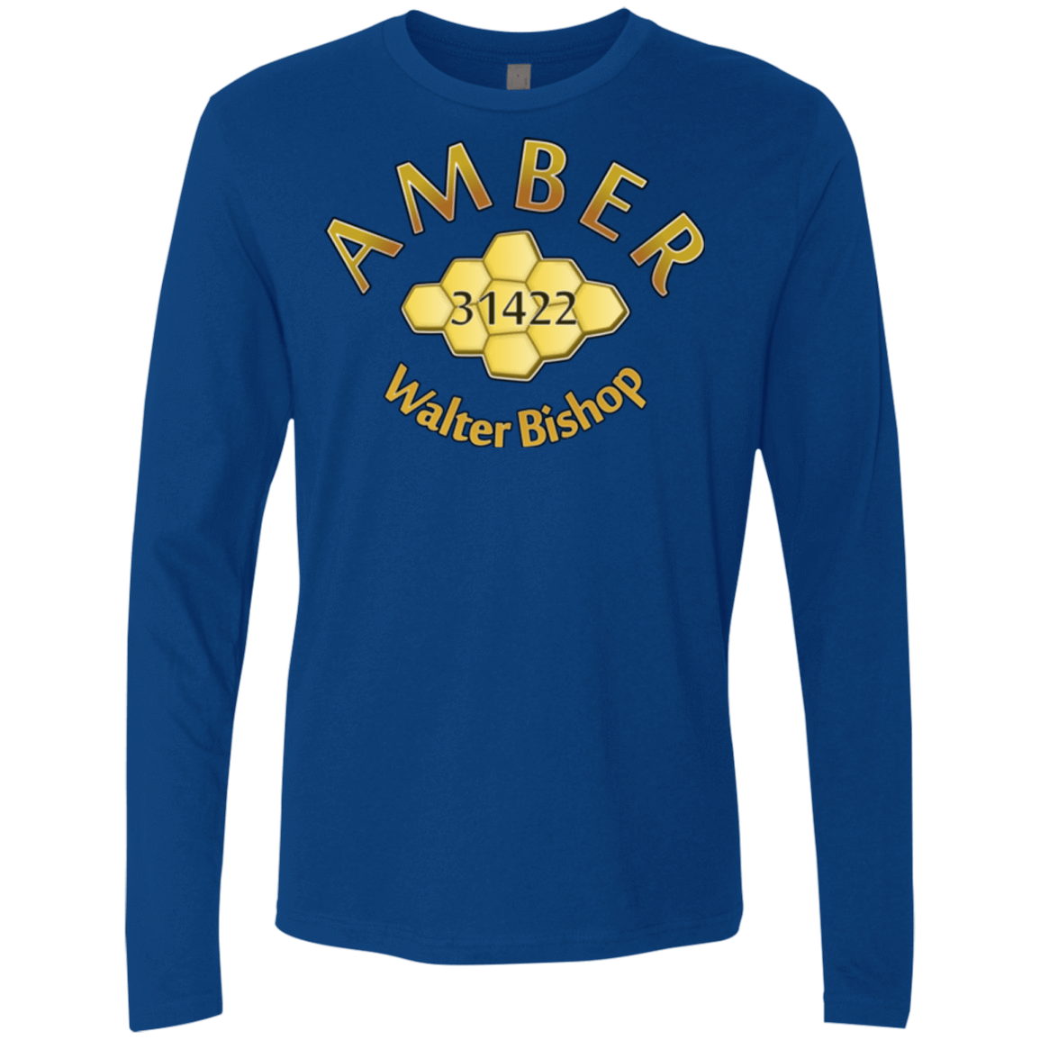 T-Shirts Royal / Small Amber Men's Premium Long Sleeve