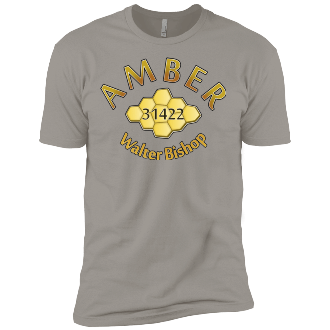 T-Shirts Light Grey / X-Small Amber Men's Premium T-Shirt