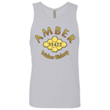 T-Shirts Heather Grey / Small Amber Men's Premium Tank Top