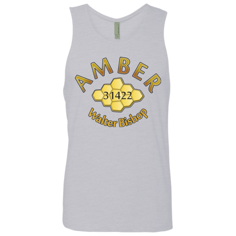 T-Shirts Heather Grey / Small Amber Men's Premium Tank Top