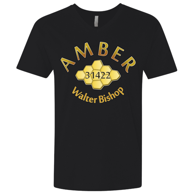 T-Shirts Black / X-Small Amber Men's Premium V-Neck