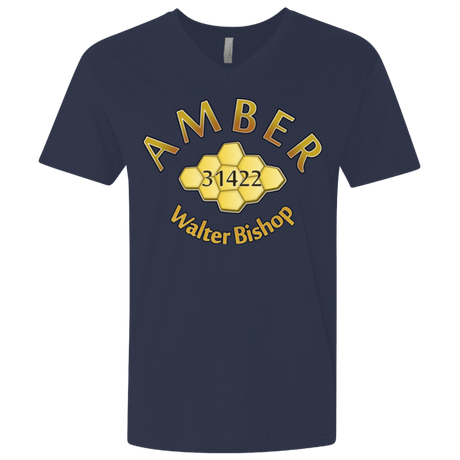T-Shirts Midnight Navy / X-Small Amber Men's Premium V-Neck