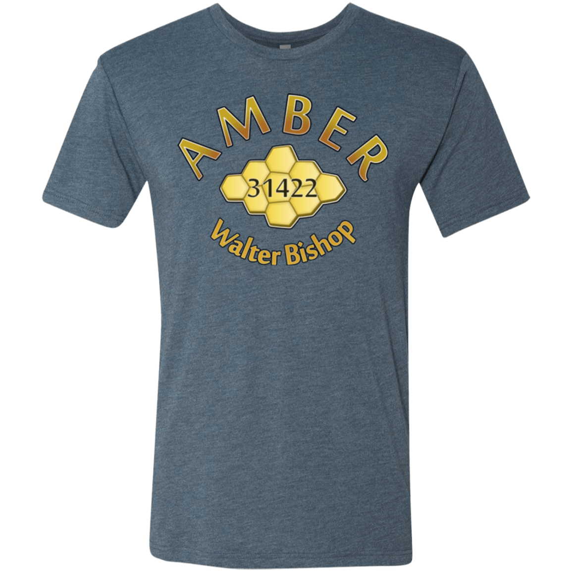 T-Shirts Indigo / Small Amber Men's Triblend T-Shirt
