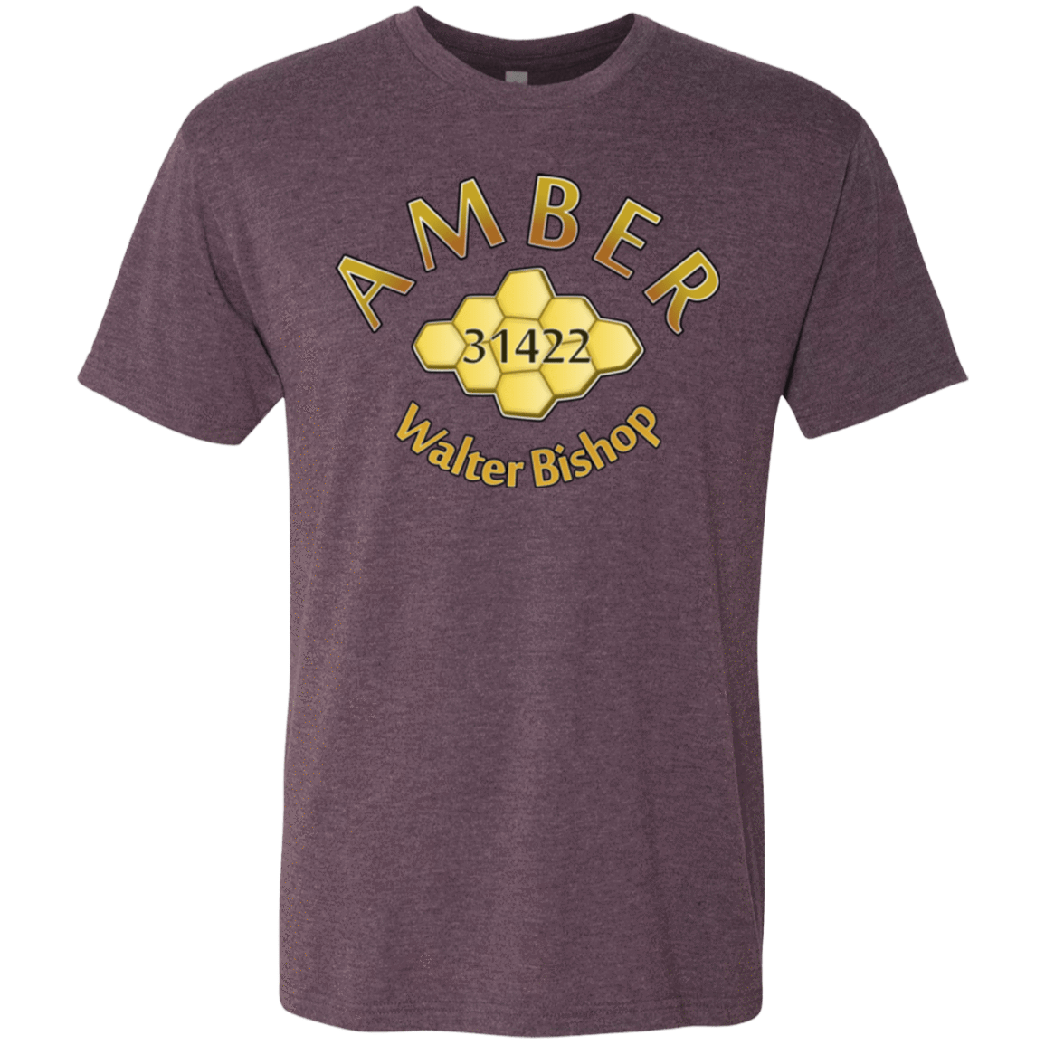 T-Shirts Vintage Purple / Small Amber Men's Triblend T-Shirt