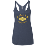 T-Shirts Vintage Navy / X-Small Amber Women's Triblend Racerback Tank