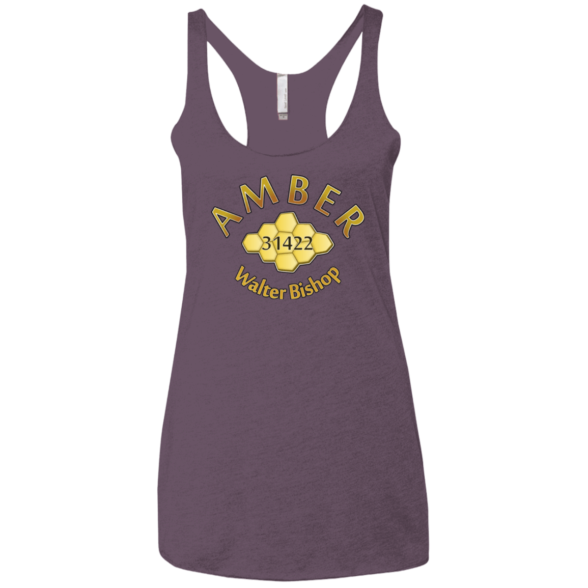 T-Shirts Vintage Purple / X-Small Amber Women's Triblend Racerback Tank