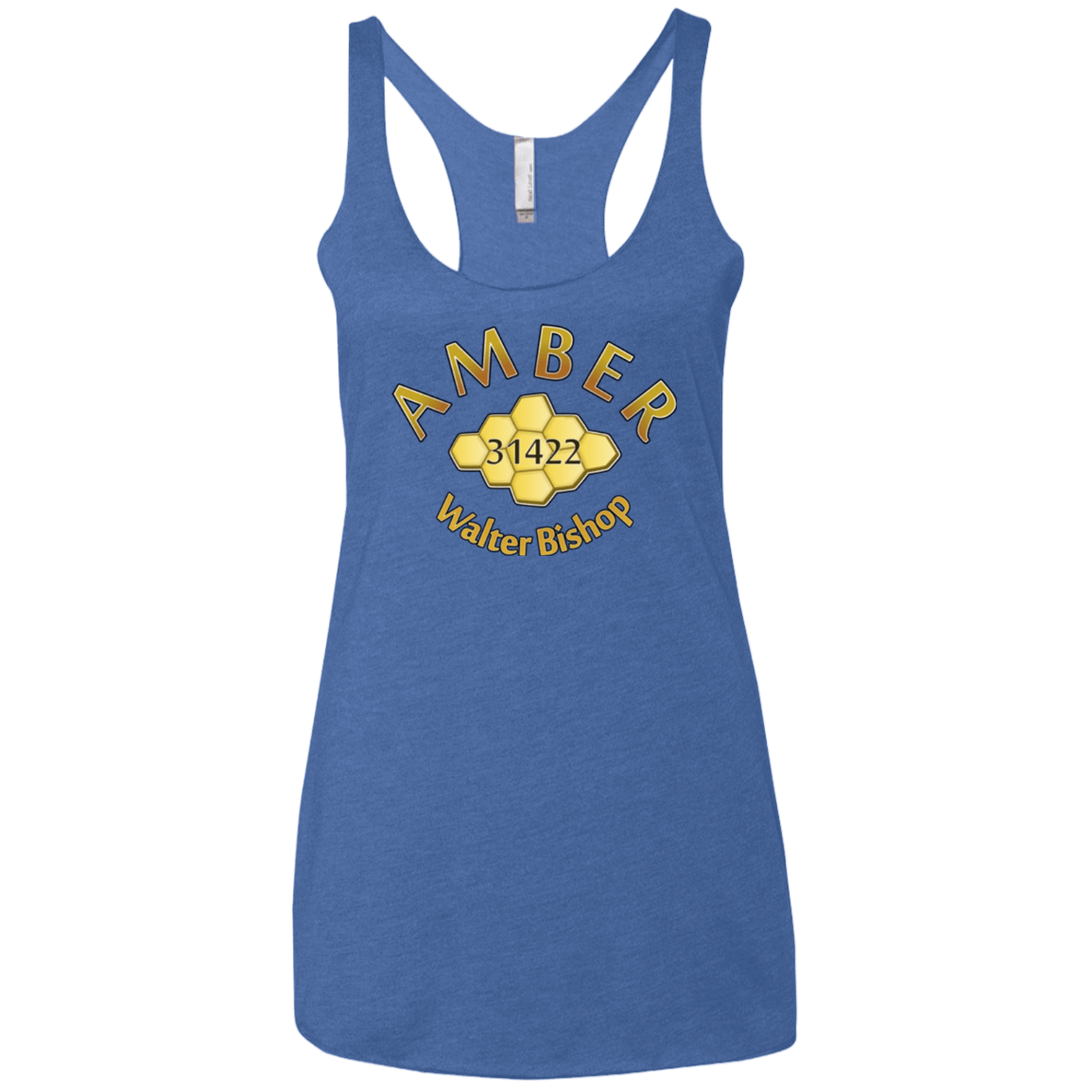 T-Shirts Vintage Royal / X-Small Amber Women's Triblend Racerback Tank