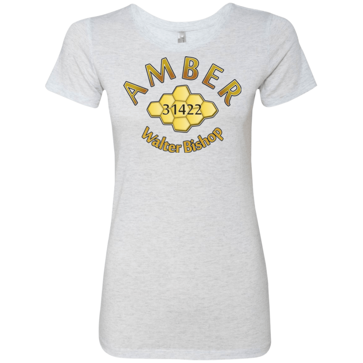 T-Shirts Heather White / Small Amber Women's Triblend T-Shirt