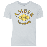 T-Shirts Heather White / YXS Amber Youth Triblend T-Shirt