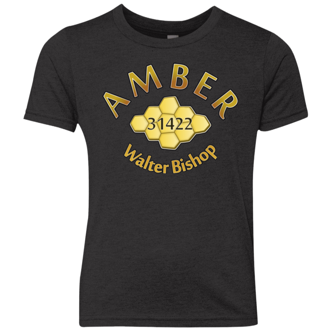 T-Shirts Vintage Black / YXS Amber Youth Triblend T-Shirt