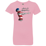 T-Shirts Light Pink / YXS America Girls Premium T-Shirt