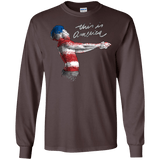 T-Shirts Dark Chocolate / S America Men's Long Sleeve T-Shirt