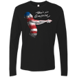 T-Shirts Black / S America Men's Premium Long Sleeve