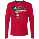 T-Shirts Red / S America Men's Premium Long Sleeve