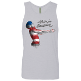 T-Shirts Heather Grey / S America Men's Premium Tank Top