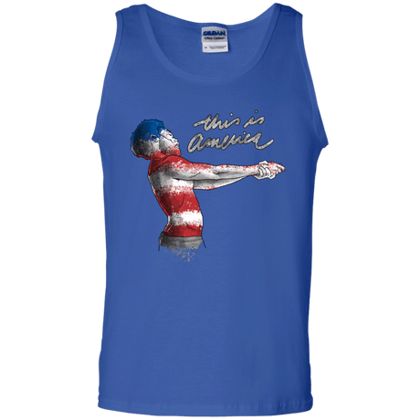 T-Shirts Royal / S America Men's Tank Top