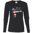 T-Shirts Black / S America Women's Long Sleeve T-Shirt