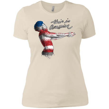 T-Shirts Ivory/ / X-Small America Women's Premium T-Shirt