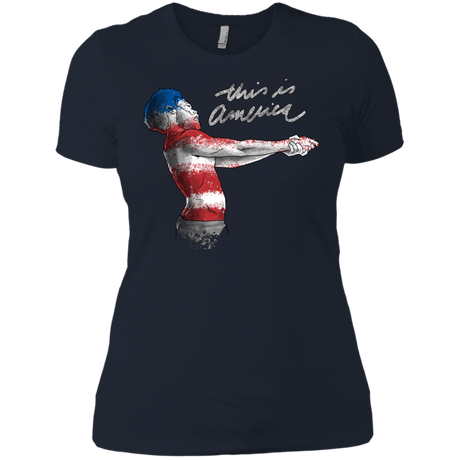 T-Shirts Midnight Navy / X-Small America Women's Premium T-Shirt