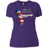 T-Shirts Purple Rush/ / X-Small America Women's Premium T-Shirt