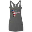 T-Shirts Premium Heather / X-Small America Women's Triblend Racerback Tank