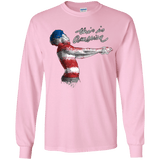 T-Shirts Light Pink / YS America Youth Long Sleeve T-Shirt