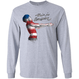 T-Shirts Sport Grey / YS America Youth Long Sleeve T-Shirt