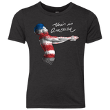 T-Shirts Vintage Black / YXS America Youth Triblend T-Shirt