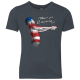 T-Shirts Vintage Navy / YXS America Youth Triblend T-Shirt