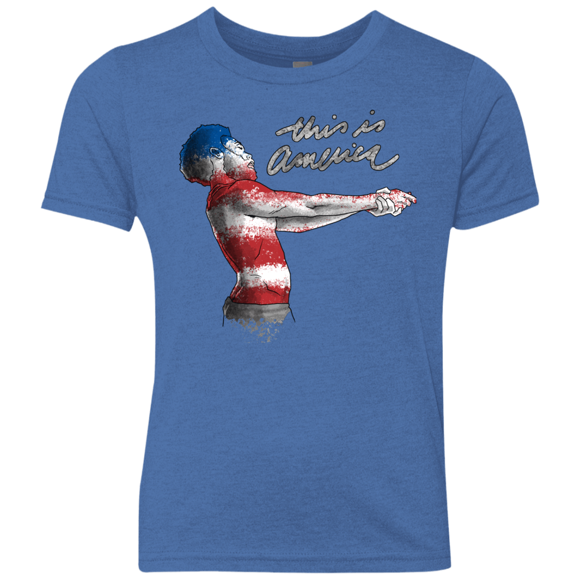 T-Shirts Vintage Royal / YXS America Youth Triblend T-Shirt