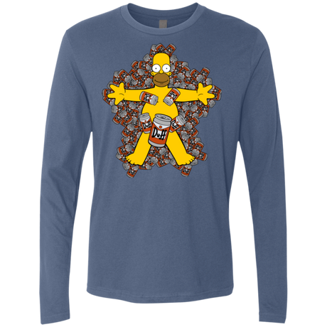 T-Shirts Indigo / Small American Duff Men's Premium Long Sleeve