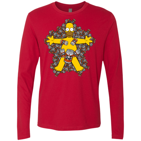 T-Shirts Red / Small American Duff Men's Premium Long Sleeve