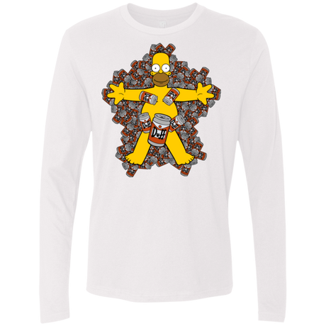 T-Shirts White / Small American Duff Men's Premium Long Sleeve