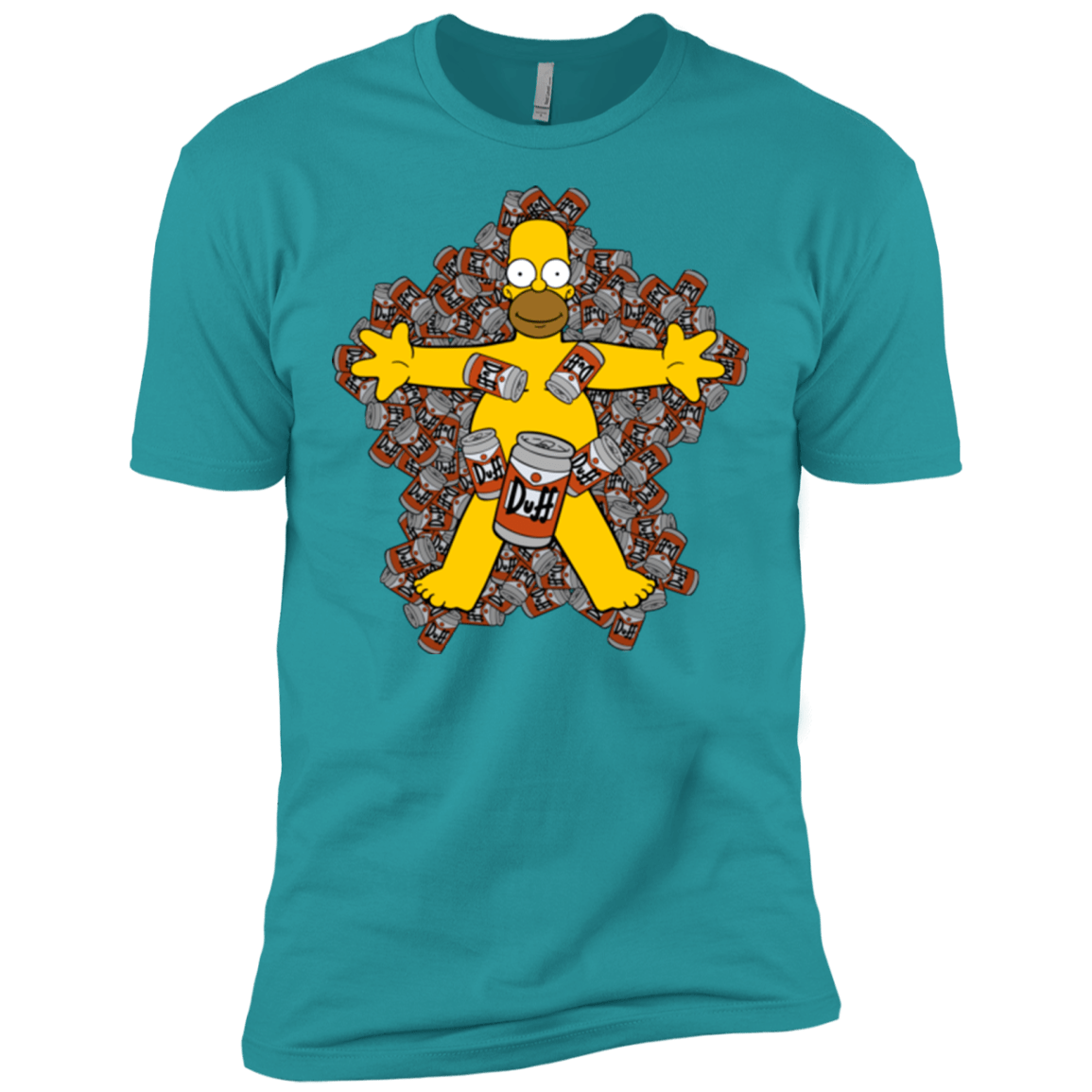 T-Shirts Tahiti Blue / X-Small American Duff Men's Premium T-Shirt